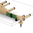 Zestaw z akcesoriami Inkle loom / Krosno do krajek - 6