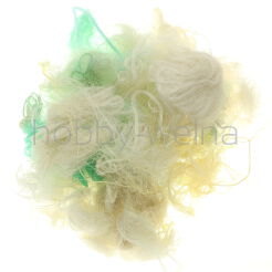 Silk filament waste